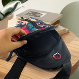 Waterproof Waist Bag Shoulder Bags Usb Charging Earphone Hook Sling Travel Bag