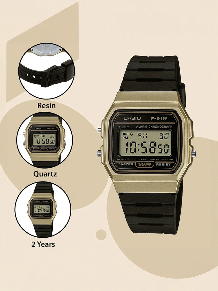 CASIO Youth  F-91WM-9ADF  Digital Watch  - For Men D142